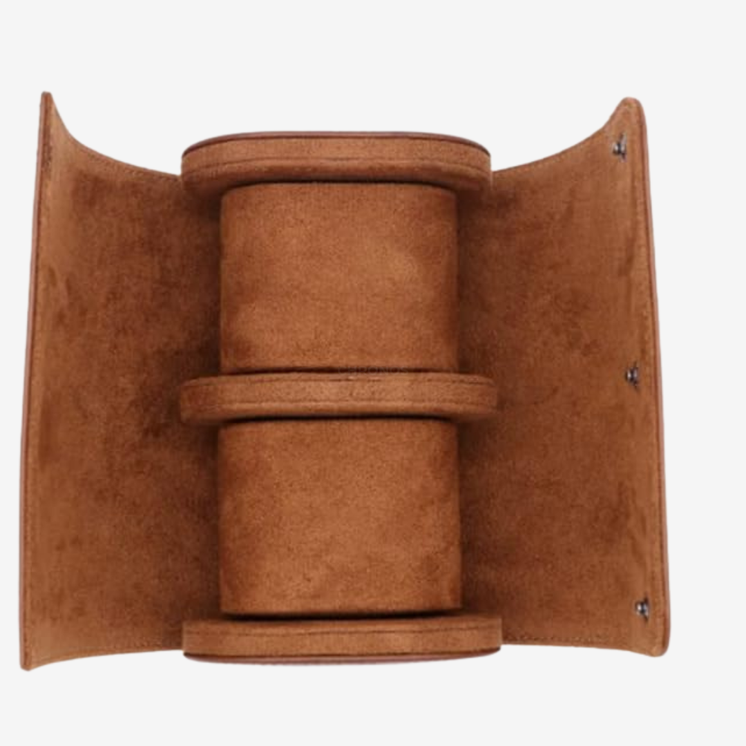 Watch Roll - Duo Brown - Watch Box