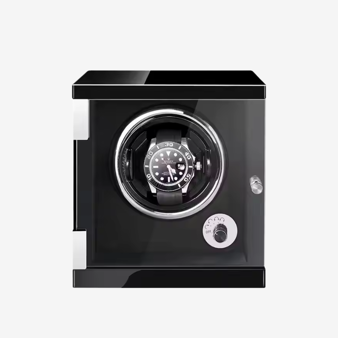 Watch Winder - Grande Piano 1 Slots - Carbon - Watch Winder