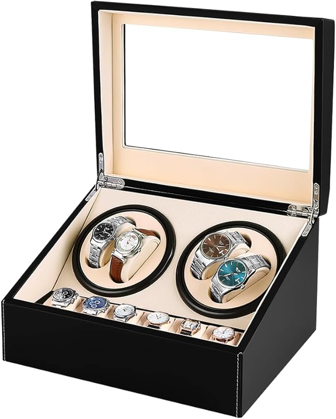 Watch Winder - Black Cream