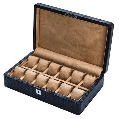 Watch Box - Carbon 12 Slots