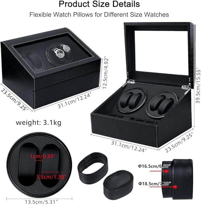 Watch Winder - Black Case