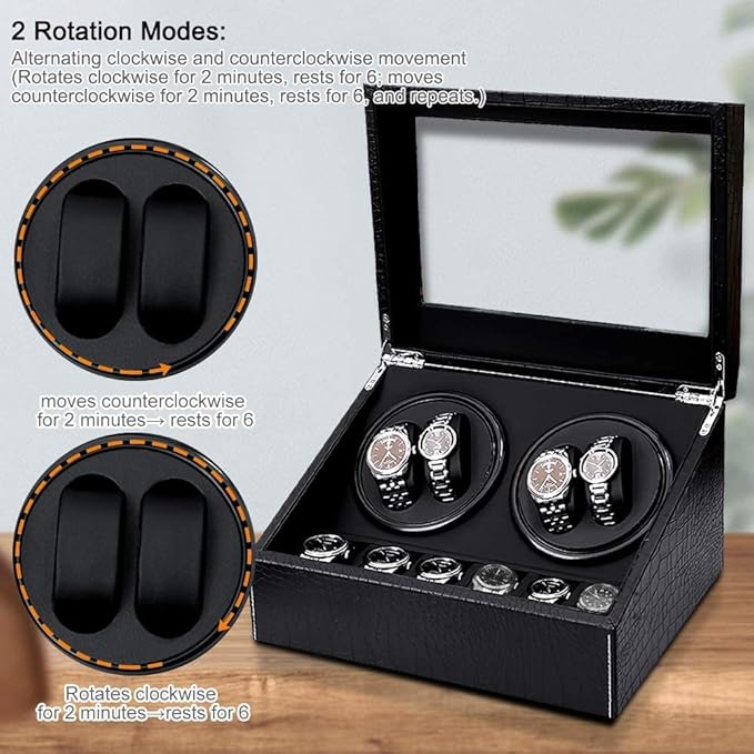 Watch Winder - Black Case