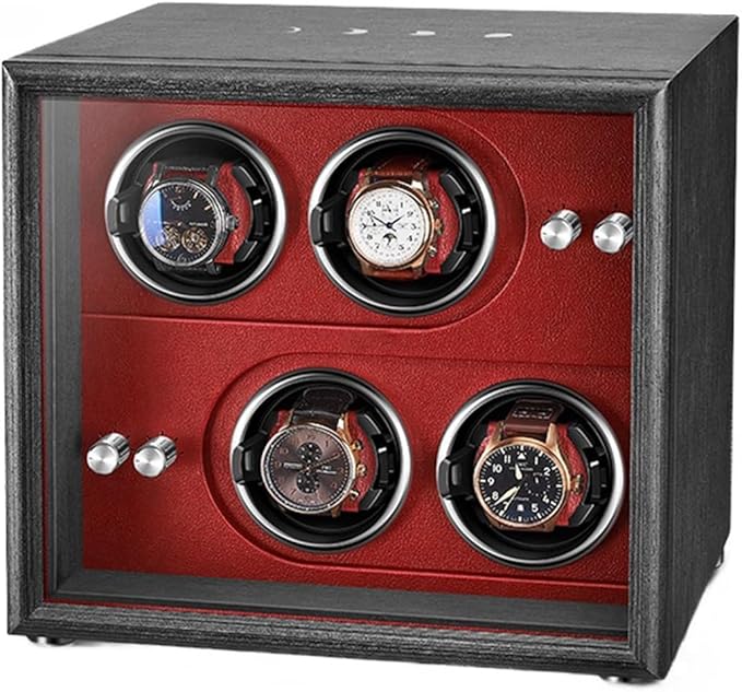 Watch Winder - Red Elegance Square