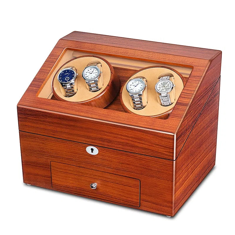 Watch Winder - 4 Rotating + 9 Slots