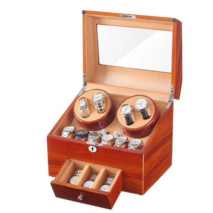 Watch Winder - 4 Rotating + 9 Slots